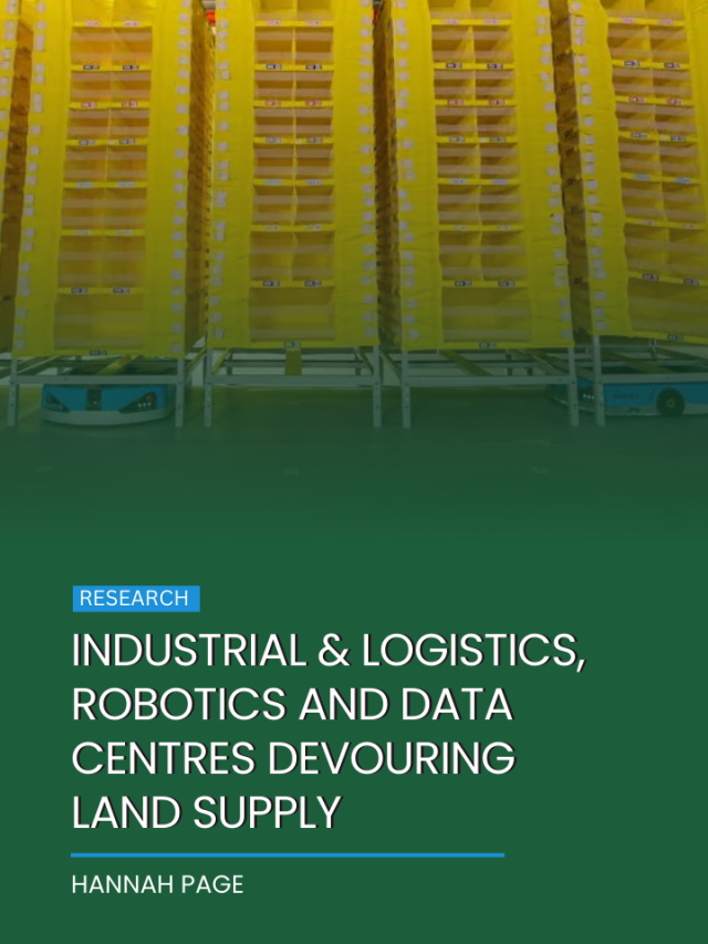 Industrial & logistics, robotics and data…